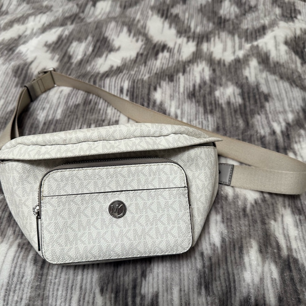 Michael Kors White Belt Bag